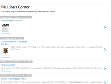 Tablet Screenshot of paullinasimonscorner.blogspot.com