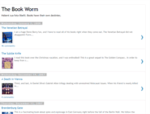 Tablet Screenshot of mybookworm.blogspot.com