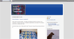 Desktop Screenshot of jodysquiltingtreasures.blogspot.com