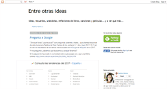 Desktop Screenshot of entreotrasideas.blogspot.com