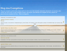 Tablet Screenshot of blogdosevangelicos.blogspot.com