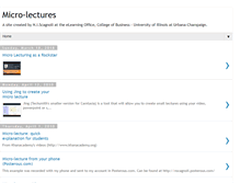 Tablet Screenshot of micro-lectures.blogspot.com