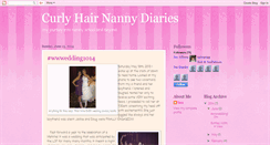 Desktop Screenshot of curlyhairnanny.blogspot.com