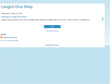 Tablet Screenshot of longosdiveshop.blogspot.com