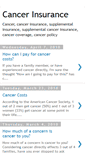 Mobile Screenshot of cancerinsurancecoverage.blogspot.com