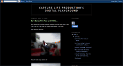 Desktop Screenshot of capturelifeproductions.blogspot.com