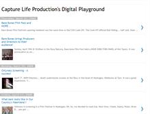 Tablet Screenshot of capturelifeproductions.blogspot.com