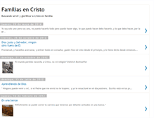 Tablet Screenshot of familiasencristo.blogspot.com