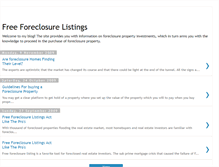 Tablet Screenshot of dazz-free-foreclosure-listings.blogspot.com