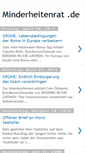 Mobile Screenshot of minderheitenrat.blogspot.com