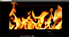 Desktop Screenshot of mujeresfuegoyotrascosaspeligrosas.blogspot.com