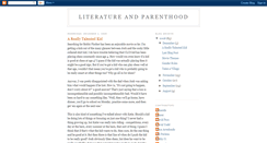 Desktop Screenshot of literatureandparenthood.blogspot.com