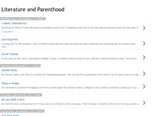 Tablet Screenshot of literatureandparenthood.blogspot.com