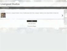 Tablet Screenshot of livengoodstudios.blogspot.com