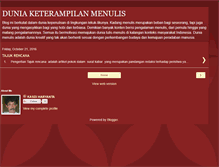 Tablet Screenshot of menulisfiksi-menulisfiksi.blogspot.com