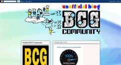 Desktop Screenshot of bcgcommunity.blogspot.com