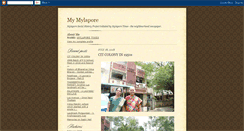 Desktop Screenshot of my-mylapore.blogspot.com