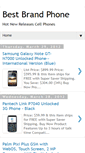 Mobile Screenshot of bestbrandphone.blogspot.com