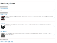 Tablet Screenshot of previously-loved.blogspot.com