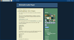 Desktop Screenshot of andy-audioplayer.blogspot.com