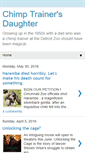 Mobile Screenshot of chimptrainersdaughter.blogspot.com