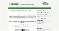 Desktop Screenshot of cedtec-saomateus.blogspot.com