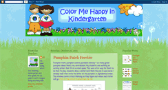 Desktop Screenshot of colormehappyinkindergarten.blogspot.com