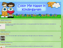 Tablet Screenshot of colormehappyinkindergarten.blogspot.com