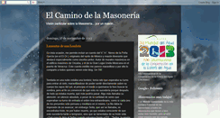 Desktop Screenshot of elcaminodelamasoneria.blogspot.com