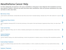 Tablet Screenshot of mesothelioma-help-doctors.blogspot.com