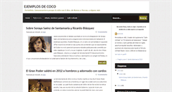 Desktop Screenshot of ejemplosdecoco.blogspot.com