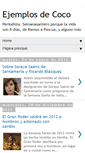 Mobile Screenshot of ejemplosdecoco.blogspot.com