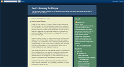 Desktop Screenshot of jensjourneytokenya.blogspot.com