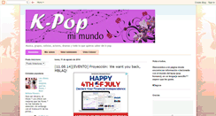 Desktop Screenshot of k-popmimundo.blogspot.com