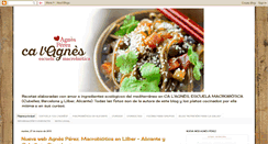 Desktop Screenshot of cocinamacrobioticamediterranea.blogspot.com