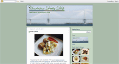 Desktop Screenshot of charlestondailydish.blogspot.com