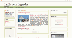 Desktop Screenshot of inglescomlegendas.blogspot.com