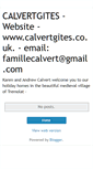 Mobile Screenshot of calvertgites.blogspot.com