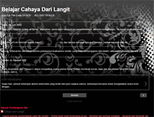 Tablet Screenshot of belajar-cahaya.blogspot.com