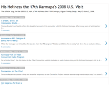 Tablet Screenshot of karmapavisit.blogspot.com