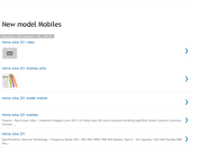 Tablet Screenshot of ndreammobiles.blogspot.com