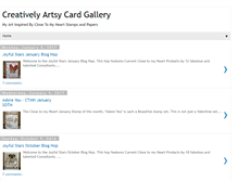 Tablet Screenshot of creativelyartsygallery.blogspot.com