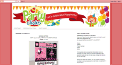 Desktop Screenshot of partyclicks.blogspot.com