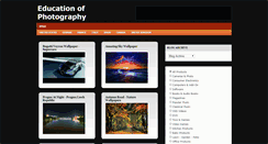 Desktop Screenshot of education-of-photography.blogspot.com