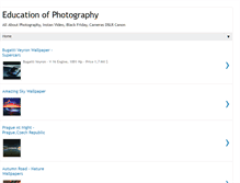 Tablet Screenshot of education-of-photography.blogspot.com