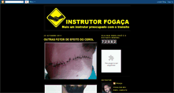 Desktop Screenshot of instrutorfogaca.blogspot.com