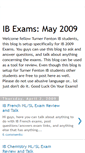 Mobile Screenshot of ibexamsmay2009.blogspot.com