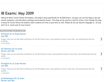 Tablet Screenshot of ibexamsmay2009.blogspot.com