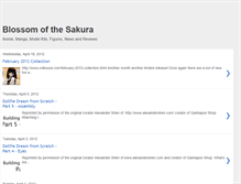 Tablet Screenshot of blossomofthesakura.blogspot.com