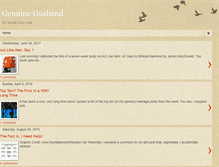 Tablet Screenshot of genuinehusband.blogspot.com